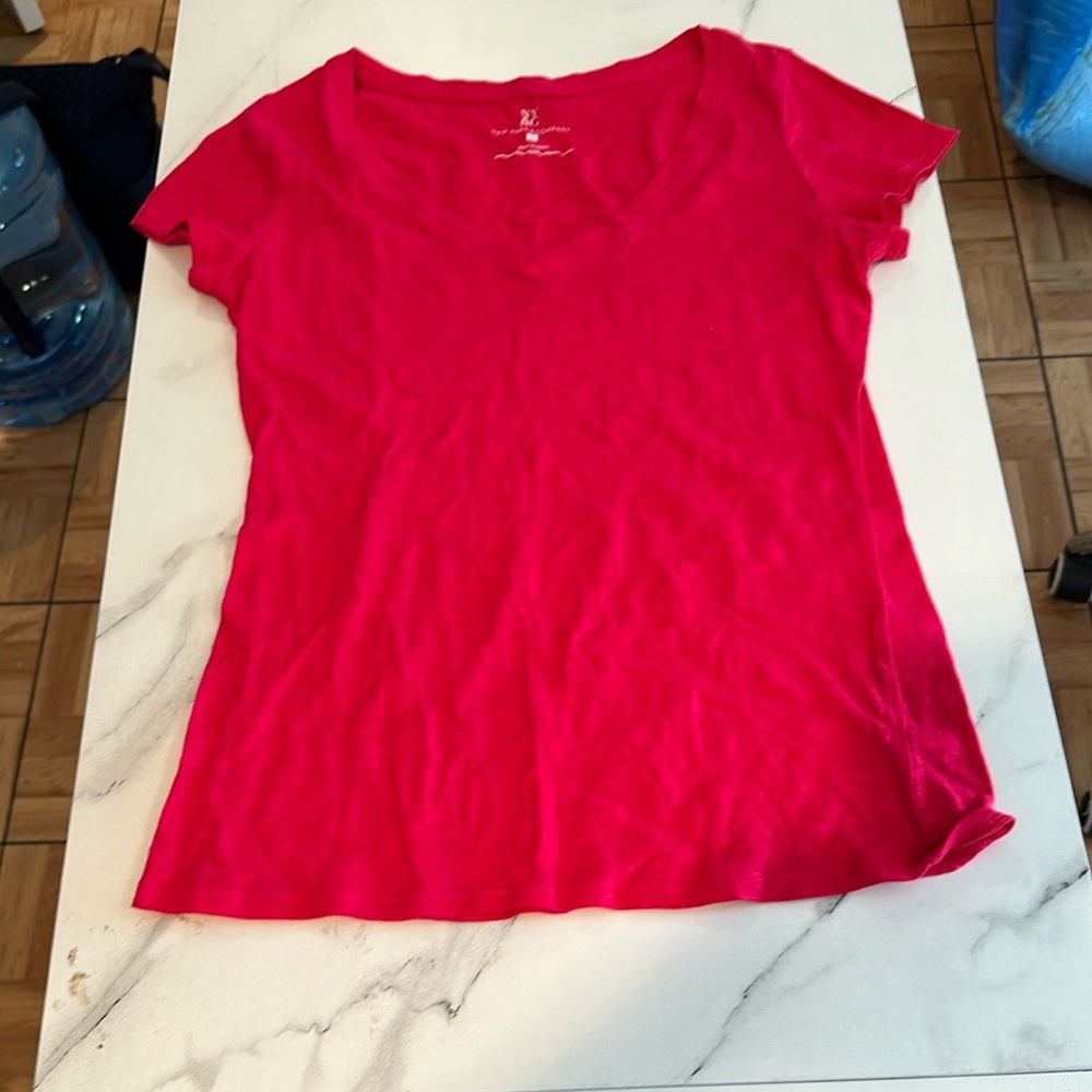 New York and Co. Pink Short Sleeve Tee, small.
